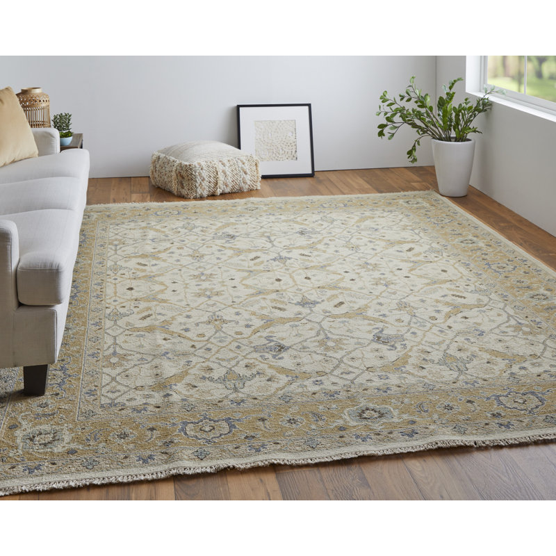 Tapis oriental en laine noué à la main Susie, Tapis de couloir 2 pi 6 po x 12 pi