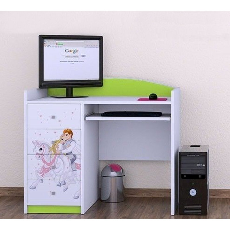 Beresford 100cm Computer Desk, Green