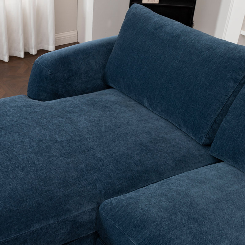  Ensemble de 2 fauteuils en velours Alameda, Velours pacifique, Face à la gauche