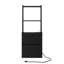 Tables de chevet modernes noires de 2, tables de chevet avec bloc d'alimentation CA et ports de charge, lampe de nuit à commande vocale 7 couleurs, armoire de rangement verrouillable pour casques d'écoute, étagère ouverte-79793322