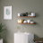 Miami 36" W x 8" D Floating Shelves with Invisible Wall Mount Brackets-97983645