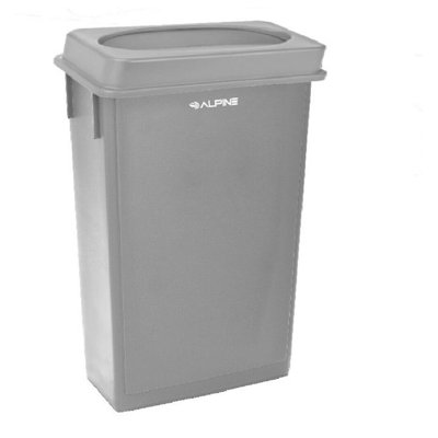 Poubelle commerciale 23 gallons avec couvercle à fente
