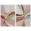 Gold Split Duo Canvas Print Abstract Boho Art Set by Art Remedy, Black Frame, 10 x 15-903773481-903773484