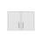 Danbury Storage Cabinet-Wall Cabinet, White