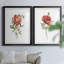 Pivoine écarlate - ensemble de 2 reproductions d'art-503444581-503444582-503444580