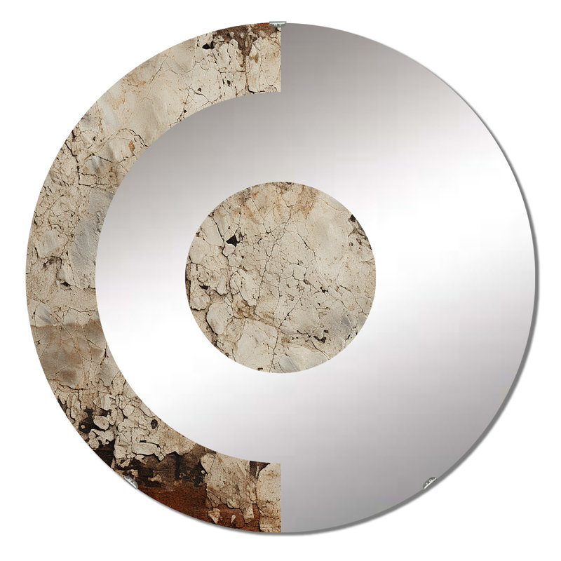 Shroyer - Half Circle Wall Mirror, 31,4 po x 31,4 po