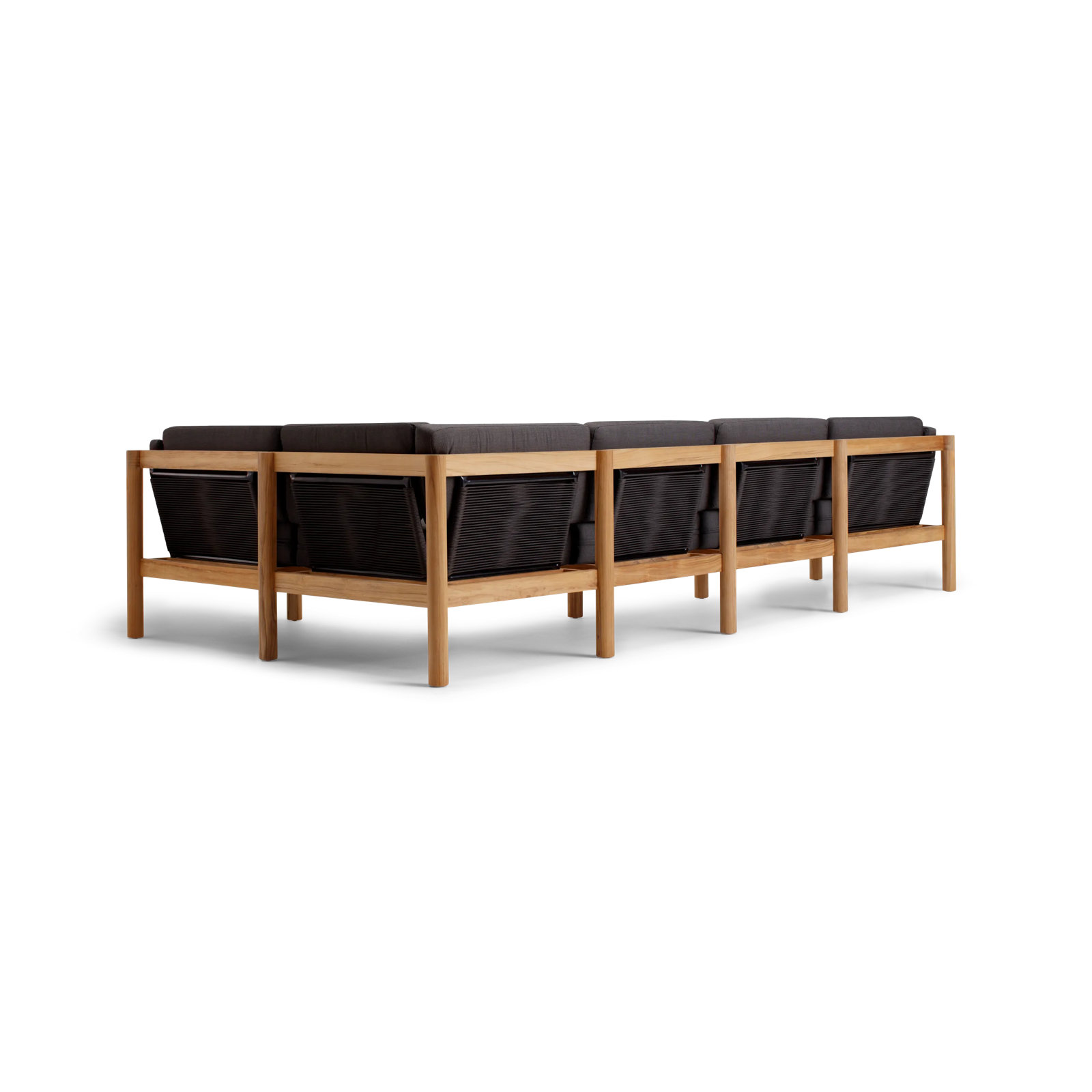 Haven 116" Sunbrella® Patio Sectional, Sunbrella Coal
