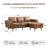 Inayat 84''Wide Reversible Sectional Sofa with Chaise-361667005