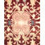 Tapis unique rouge / noir / brun clair noué à la main 8 pi 2 po x 10 pi 3 po Keenan