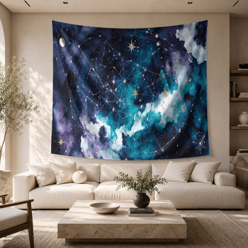 Tapisserie murale Sci Fi, 68 po x 80 po