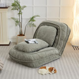 Human Dog Bed, Lazy Sofa Couch, 5 Adjustable Positions, Sit, Sleep, Fold, Space-Saving Design, Suitable For Bedroom And Living Room