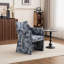 Chaise d'appoint rembourrée avec dossier haut Mid Century-132799001