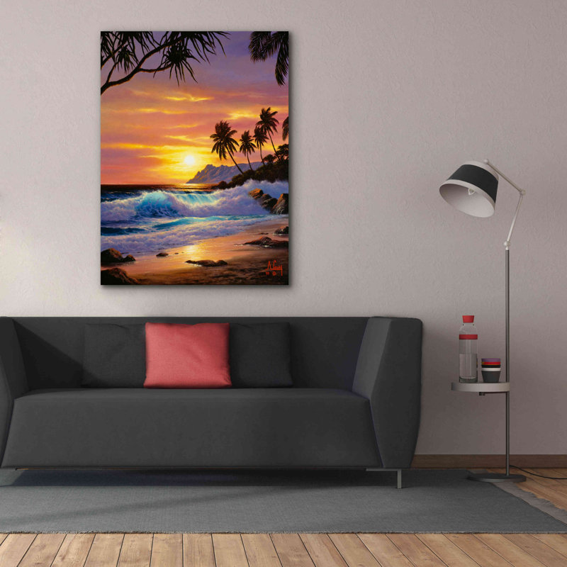«Perfect vagues 2» par Anthony Casay, art mural sur toile, L 40 po x H 54 po