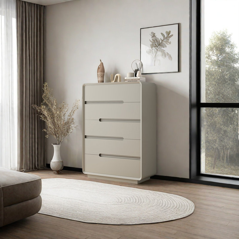 Armoire de rangement moderne et simple, Abricot
