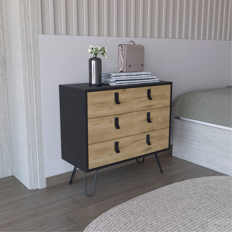 Commode à 3 tiroirs Huna