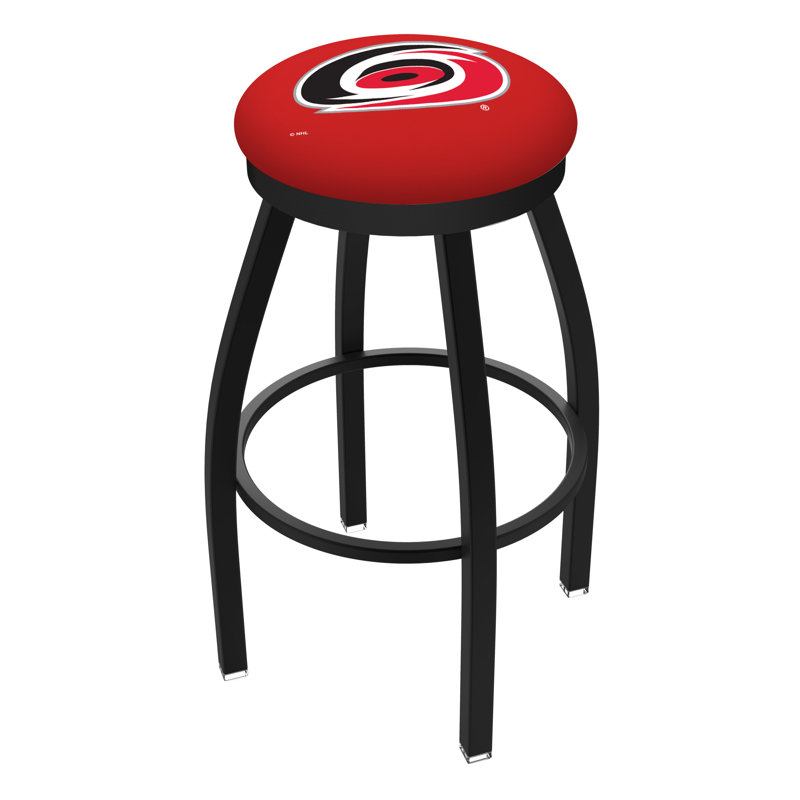 NHL Swivel Extra Tall Stool, Carolina Hurricanes, Black, "Extra Tall (36" Seat Height)"