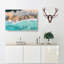 New Zealand Beach In Abstract - Wrapped Canvas Painting-55311027
