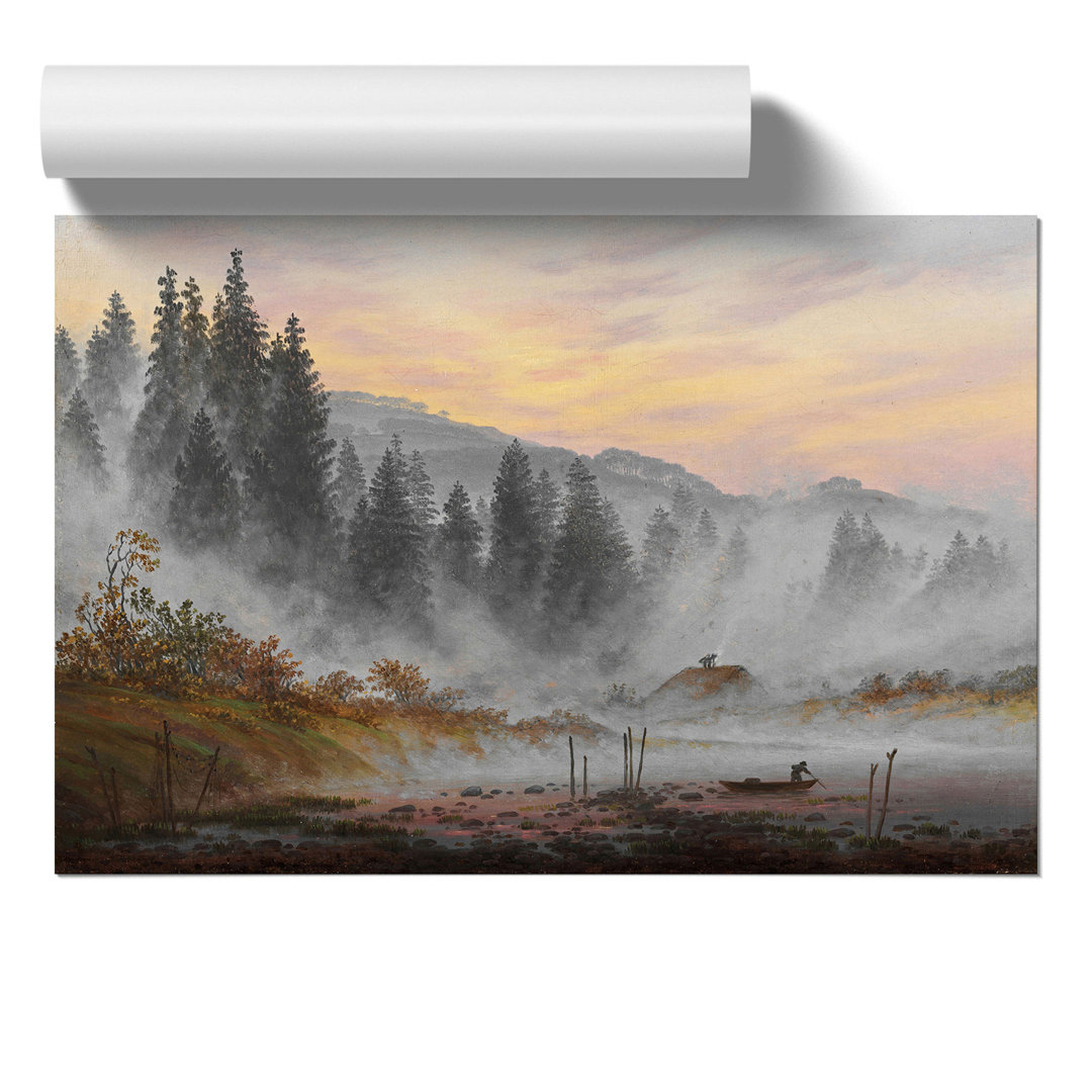 The Morning by Caspar David Friedrich - Frameless Print