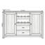 Armoire de rangement et de buffet de style rétro