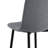 Grey 5-Piece Rectangular Dining Table Set