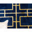Tapis bleu contemporain Contemporary Glitzy-2107515721