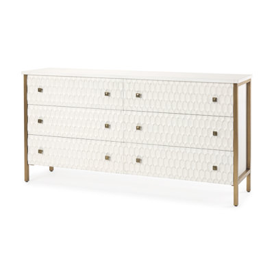 Buffet 6 tiroirs l 62,6 po