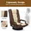 Chaise de plancher pivotante pliable à 360 degrés avec dossier réglable-1901497679