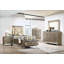 Table de chevet avec 2 tiroirs Modern Glam