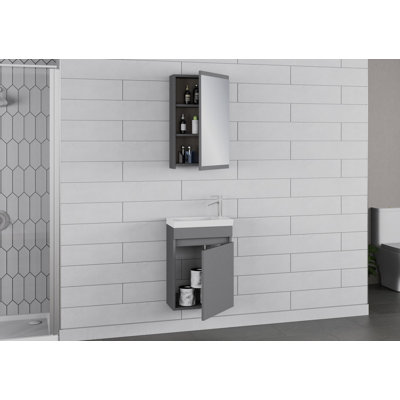 Bathroom Furniture Set (2 Pieces)