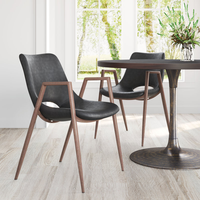 Ensemble de chaises Katherleen (ensemble de 2), Noir