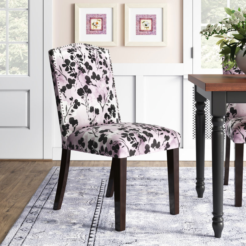 Chaise en coton Azzurro, Indigo Shaana, Espresso