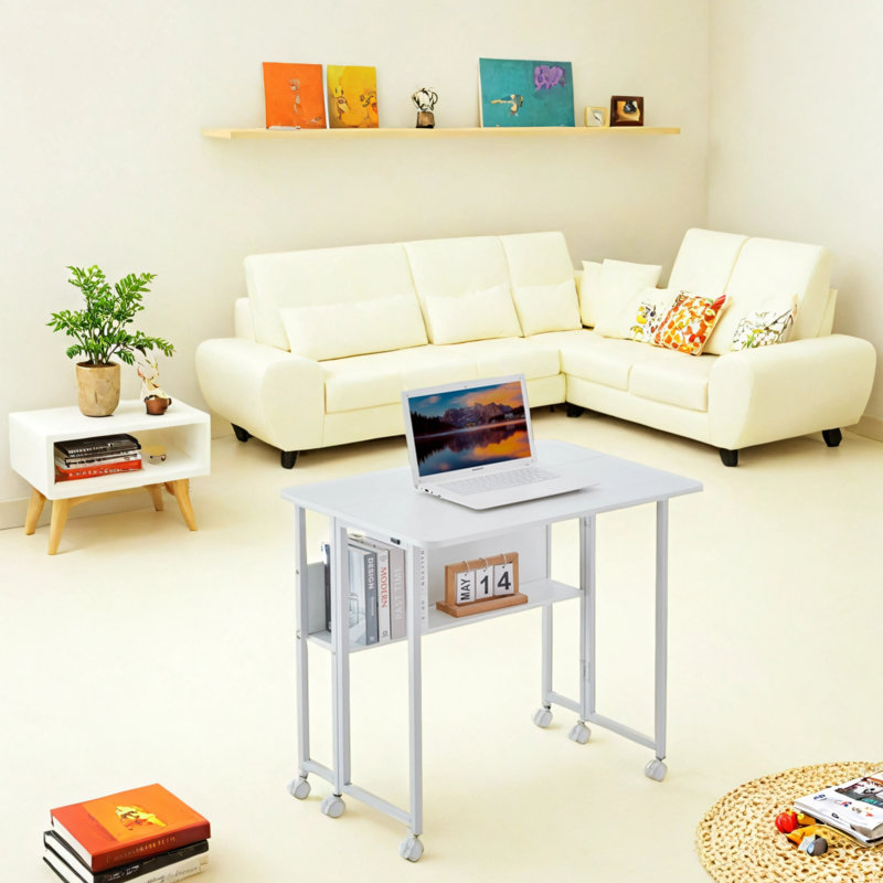 Small Foldable Stackable Desk For Small Spaces