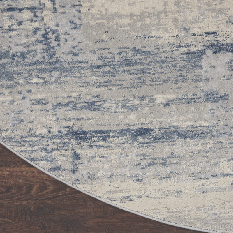 Ariaya Abstract Indoor Rug, Round 7'10"
