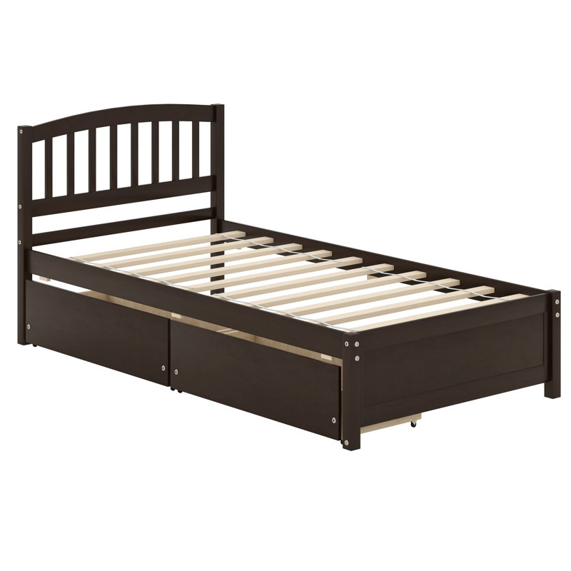 Gailya Platform Bed Storage Bed, Espresso