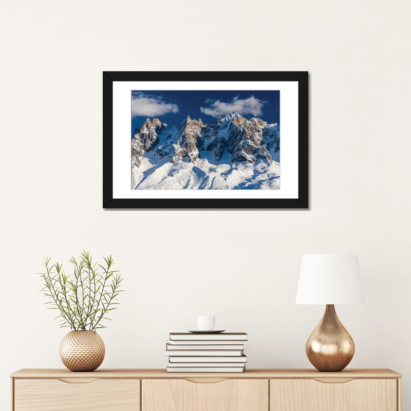 «France, Chamonix, Alpes, vue du Brevent» par Mikolaj Gospodarek, impression sur toile tendue, H 16 po x l 24 po x P 1 po