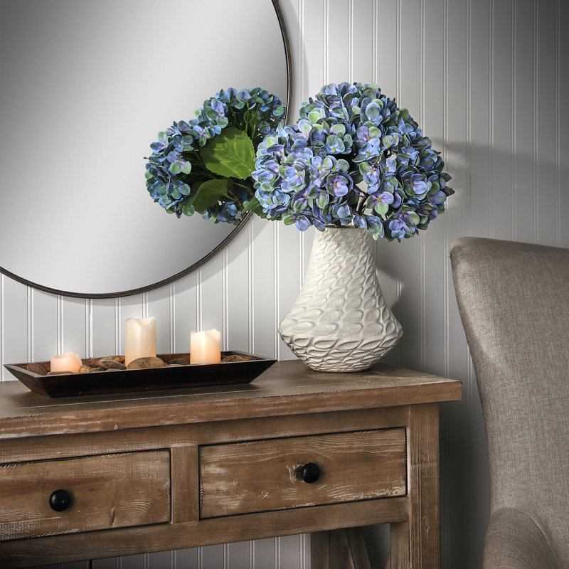 Tige d'hortensia 19 "PE, Bleu