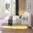Modern Cloud-style Upholstered Platform Bed With Curved Headboard-830286786-830286789