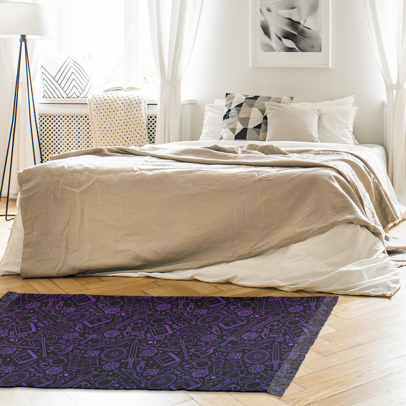 Tapis rpg black/blue area lines Mcguigan, Non