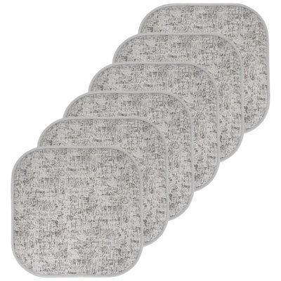 Broadway Memory Foam No Slip Back 16" x 16" Chair Pad Cushion