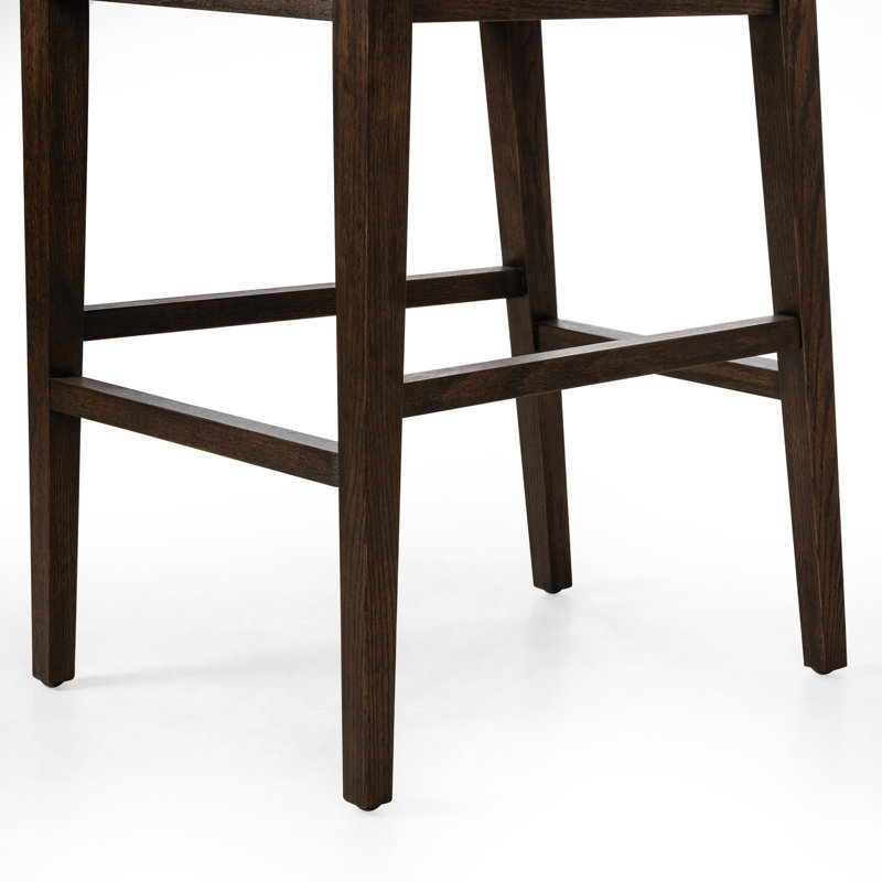 Sokrates Upholstered Stool, Bar Stool (31.25" Seat Height), Alcala Fawn