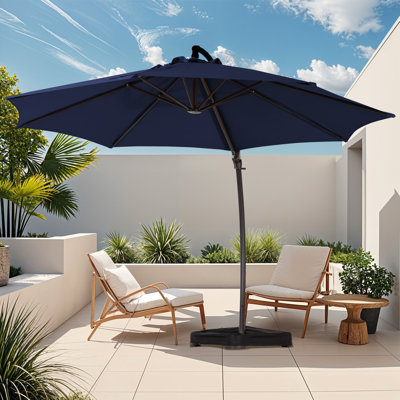 Bersa Curvy Cantilever Umbrella with Sandbag