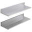 2 Piece L-Shaped Metal Floating Shelf-2089975000