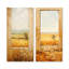 Été Meadow Horizon Farmhouse Windows I - ensemble de 2 fenêtres murales en métal Farm Farm-686733557