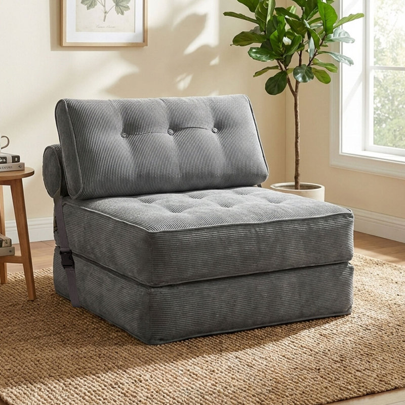 1 Seater Sleeper, Grey