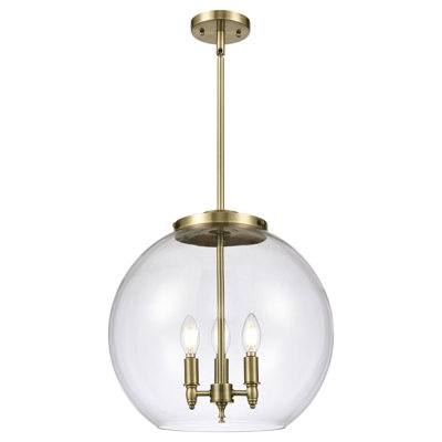 Luminaire suspendu sphère 3 lumières DEL Athens
