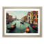 XH1022-9545X Venice Canal Watercolour Vol.1 - Single Picture Frame Painting-617120961-617120962