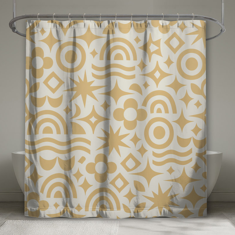 Rideaux de douche Beige, 70in W x 72in H