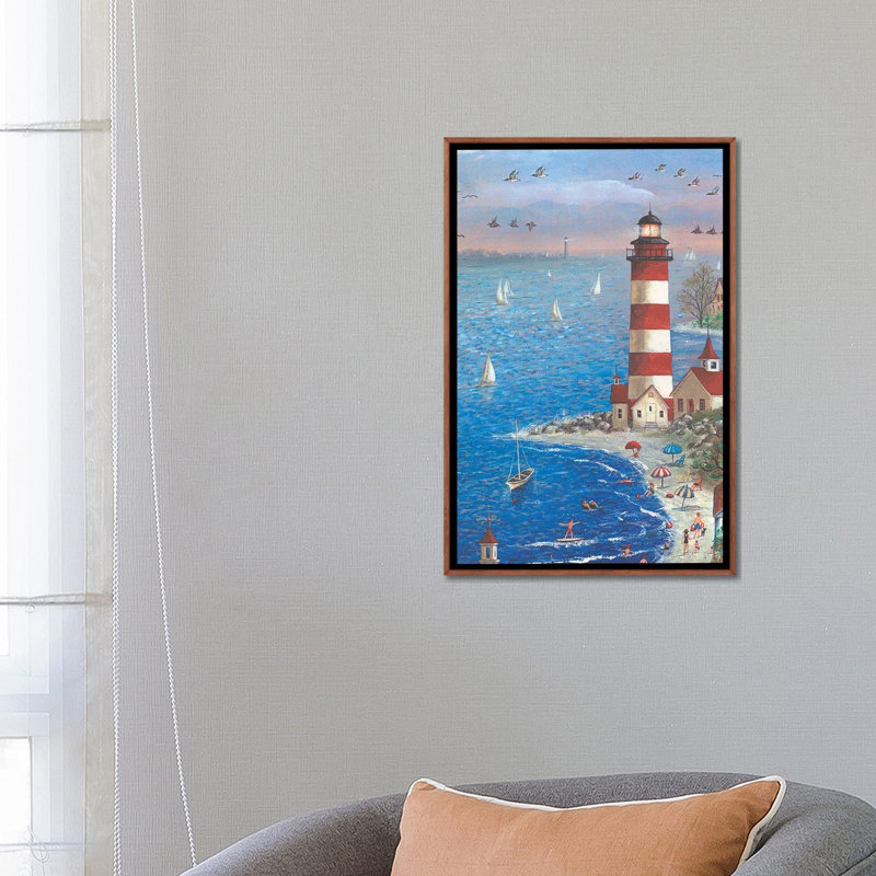 Summer Fun 1 Piece Wall Art on Canvas, 66.04 cm H x 45.72 cm W x 4.445 cm D, Classic Wood