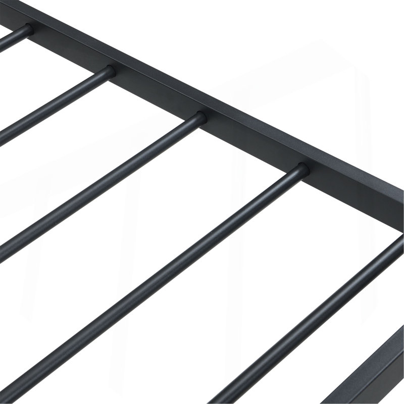 Bed Frame, Heavy Duty Metal Bed Frame, Quick & Easy Assembly, No Noise, Twin