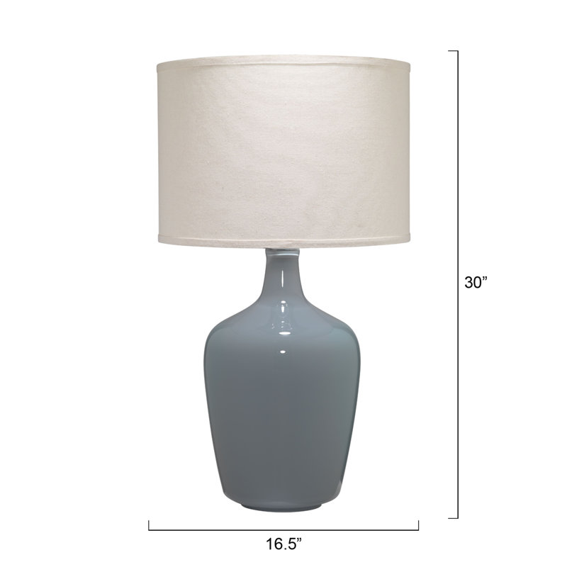 Nataliya Ceramic Table Lamp, Dove